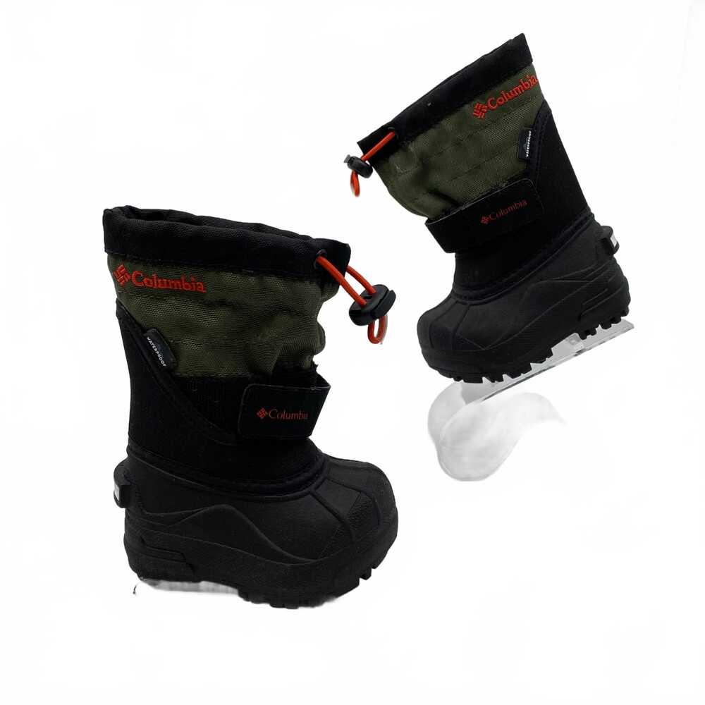 Columbia Kids Snow Boot Black/Green | Regular US4 Boys’ Rain & Snow Boots